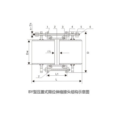BY型压盖式限位伸缩接头图2