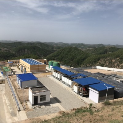 本项目的处理量50m³/h，每天处理量最高可达1200m³/d，稳定达标。